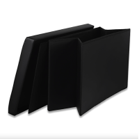 Пуф Leobert Mery 97 л экокожа черный