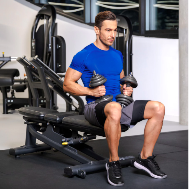 Набор гантели в кейсе Gymtek чугунные 2х10кг.