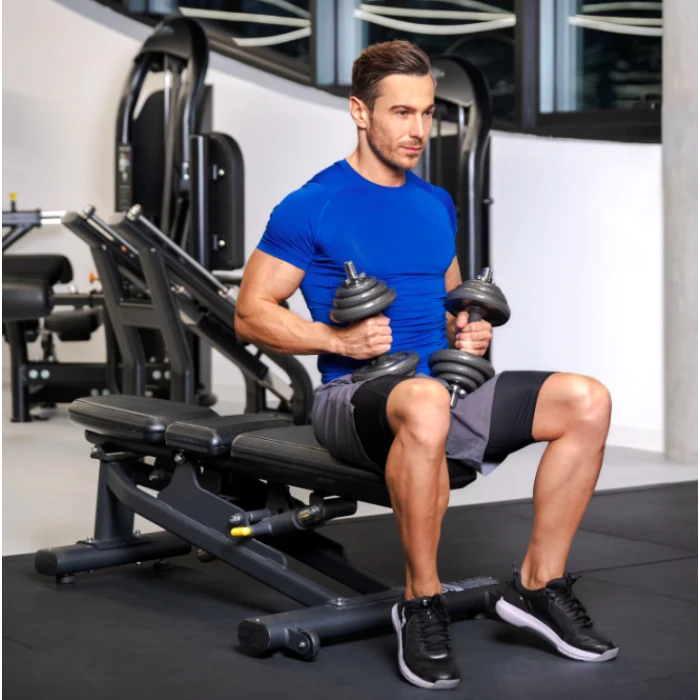 Набор гантели в кейсе Gymtek чугунные 2х10кг.