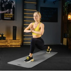 Коврик для йоги Trex Sport TX-018NGM NBR 1см 180х60 серый