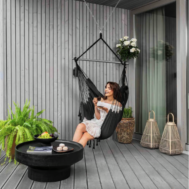 Бразильське крісло - гамак Di Volio Fira графіт