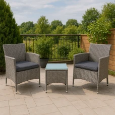 Комплект садовой мебели мебель Di Volio Siena серый/графитовый