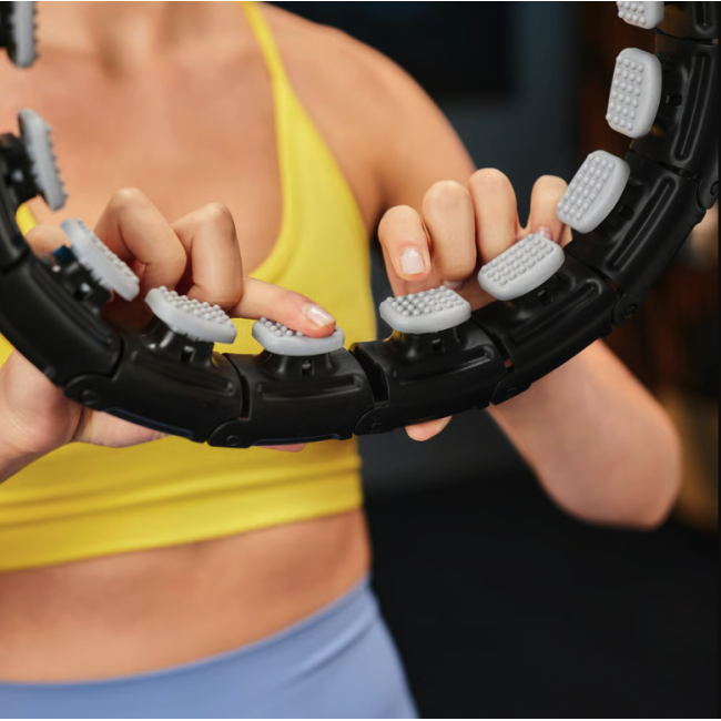 Хулахуп Trex Sport TX-010CHH масажний з обважнювачем чорний