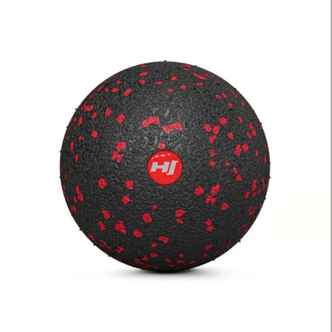Массажный мяч EPP 80 мм Hop-Sport HS-S008MBR черно-красный