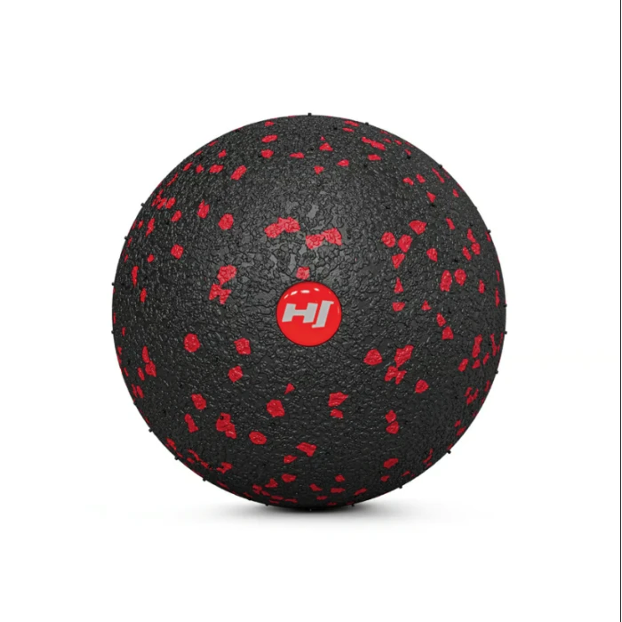 Масажний м'яч EPP 80 мм Hop-Sport HS-S008MBR чорно-червоний