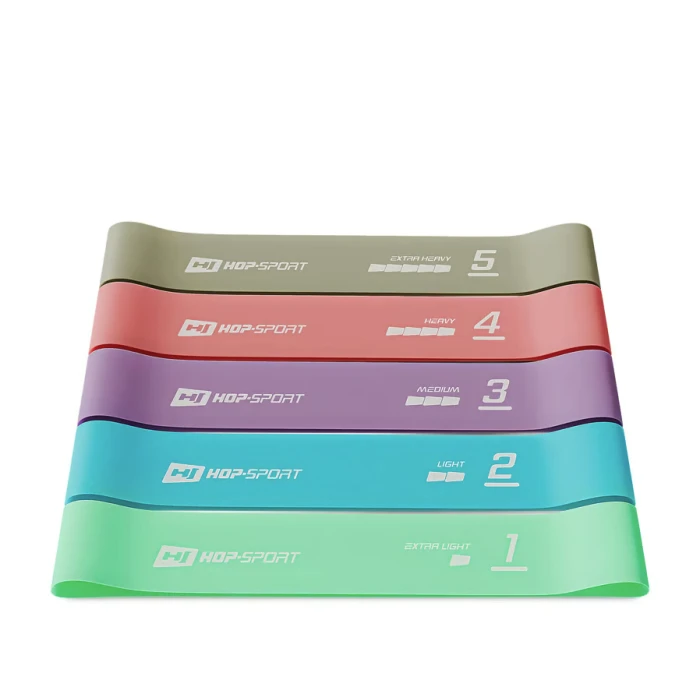 Набор резинок для фитнеса Hop-Sport 600x50мм HS-L650RLL Разноцветный