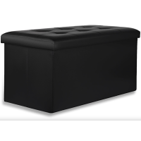 Пуф Leobert Mery 97 л экокожа черный