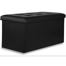 Пуф Leobert Mery 97 л екошкіра чорний