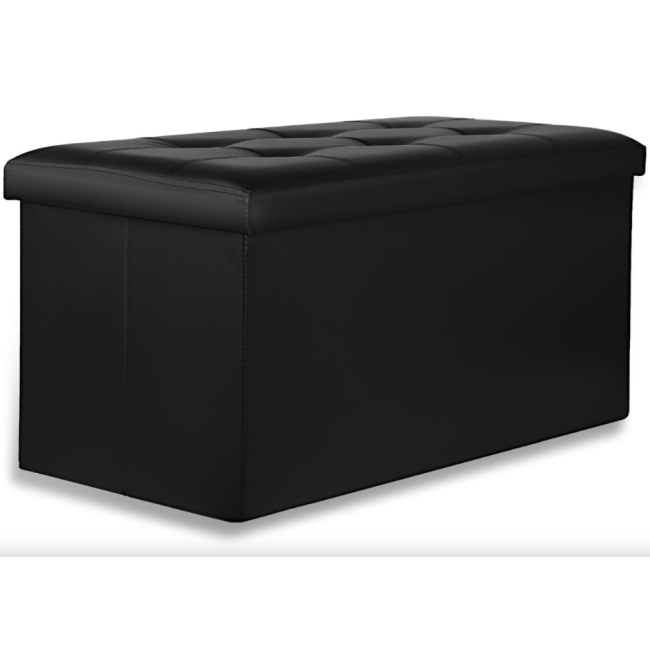 Пуф Leobert Mery 97 л экокожа черный