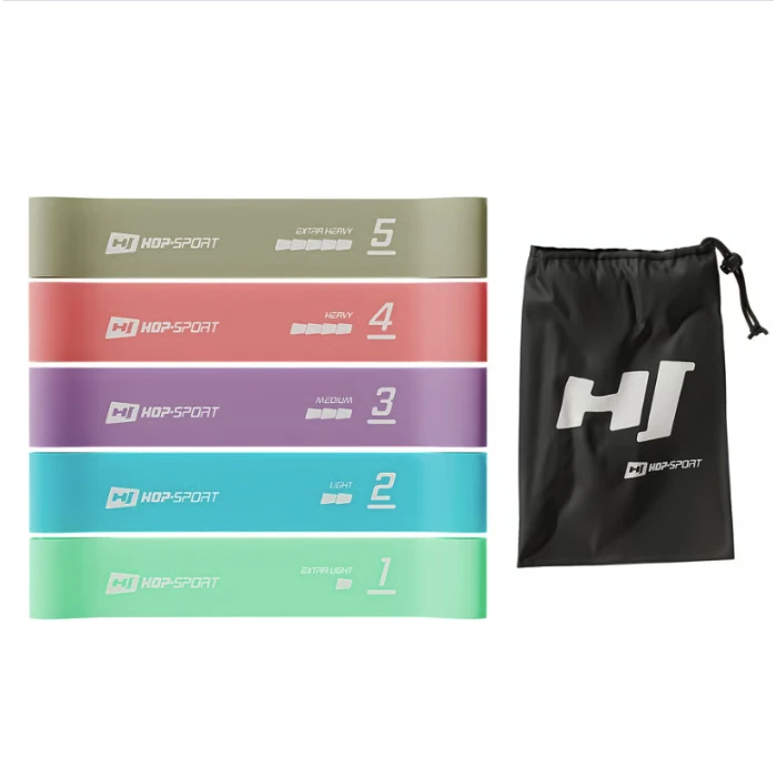 Набор резинок для фитнеса Hop-Sport 600x50мм HS-L650RLL Разноцветный