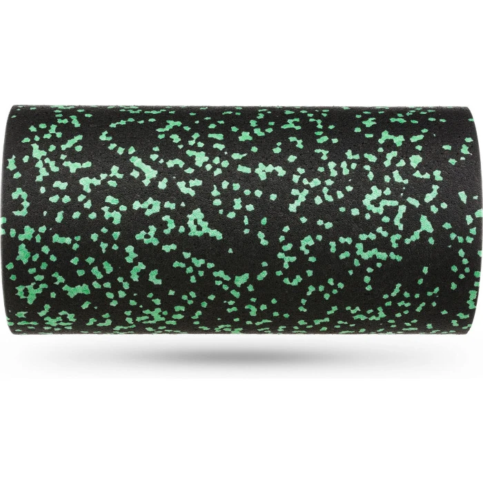 Масажний ролик Gymtek для йоги та фітнесу EPP 30*15см чорно-зелений