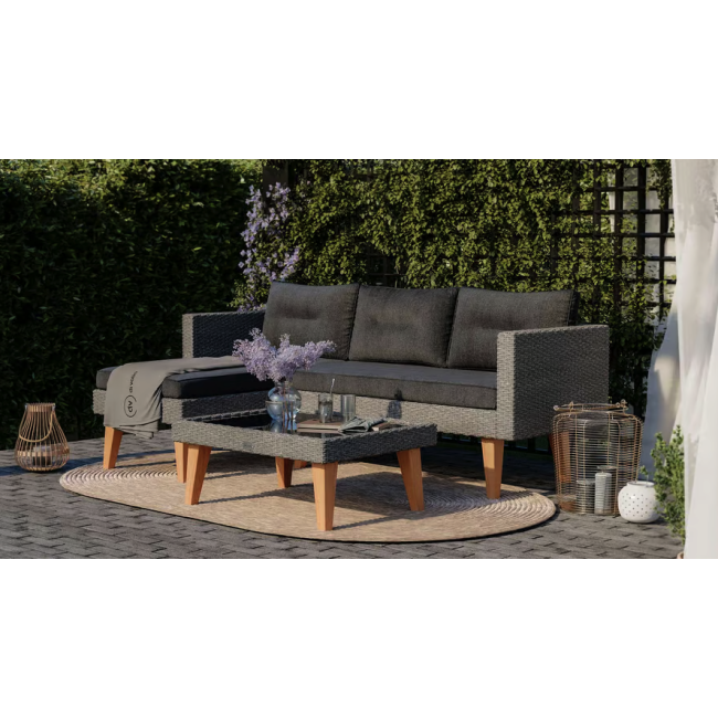 Комплект меблів для саду Di Volio Imola графіт