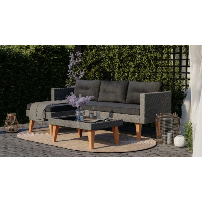 Комплект мебели для сада Di Volio Imola графит