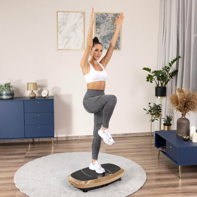 Вібраційна платформа Gymtek 3D XP750 золотий