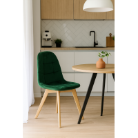 Крісло Leobert Bora оксамитове темно-зелений