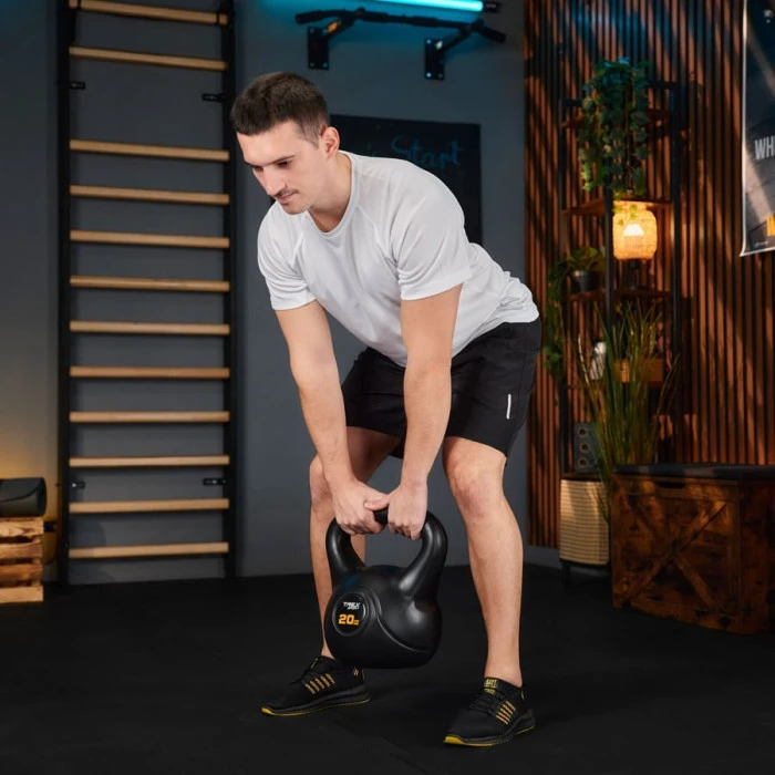 Гиря виниловая 20кг Trex Sport TX-020CKB черный