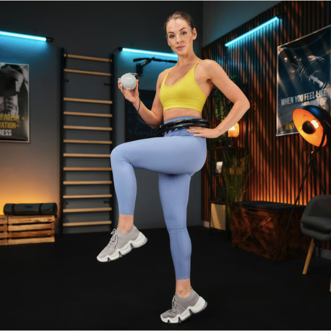 Хулахуп Trex Sport TX-010CHH масажний з обважнювачем чорний