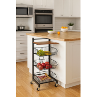 Стеллаж Costway Vroda мобильный в стиле Loft