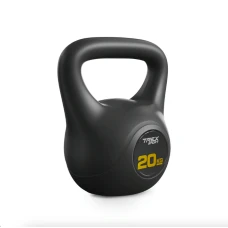 Гиря вінілова 20кг Trex Sport TX-020CKB чорний