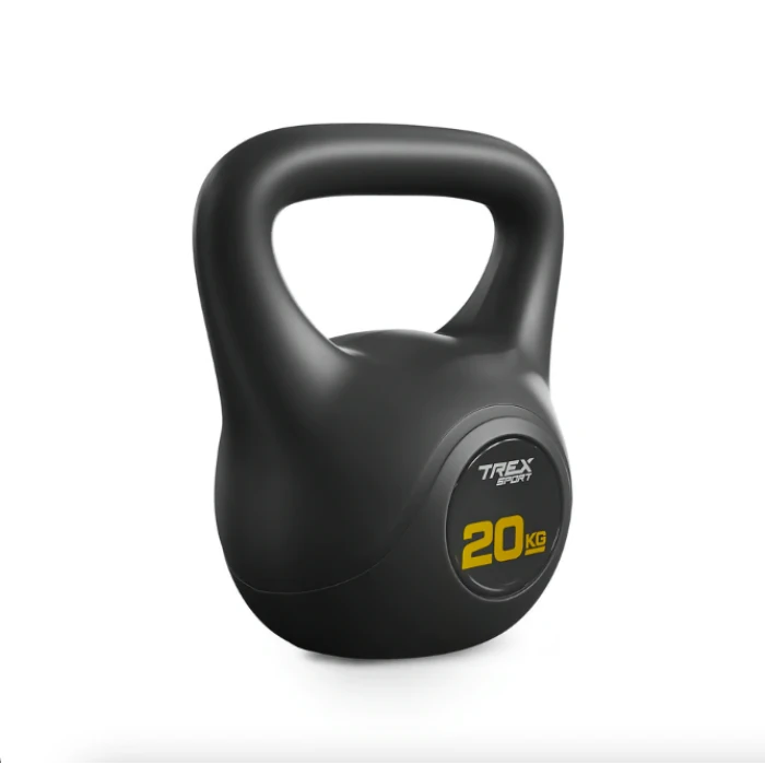 Гиря виниловая 20кг Trex Sport TX-020CKB черный