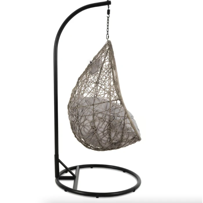 Подвесное кресло-кокон Di Volio Bacoli одноместное серый
