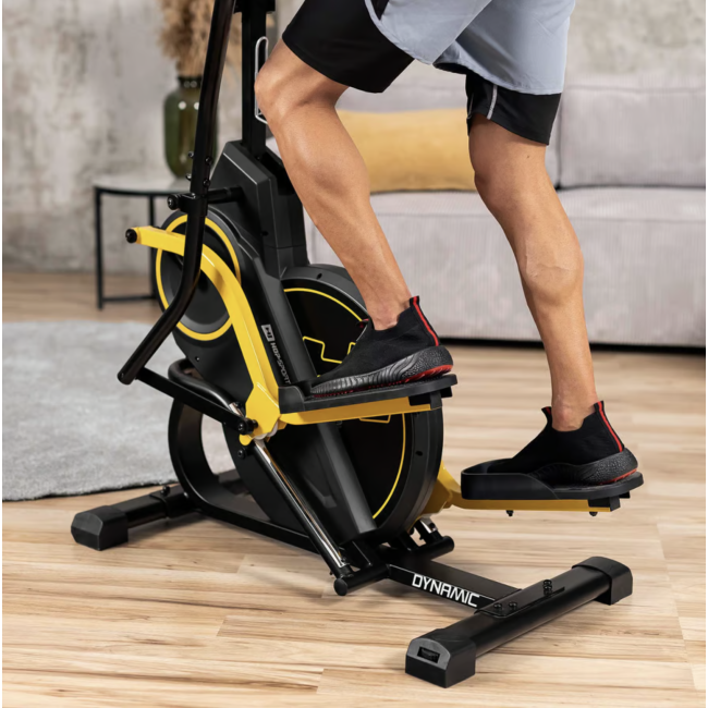 Орбітрек магнітний Hop-Sport HS-450B Dynamic чорно-жовтий