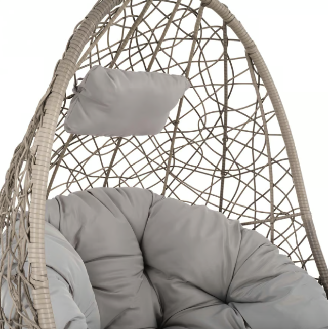 Підвісне крісло-кокон Di Volio Bacoli одномісне сірий