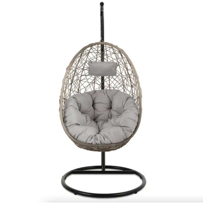 Подвесное кресло-кокон Di Volio Bacoli одноместное серый