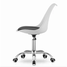 Офісне крісло Leobert Alba біло-чорний