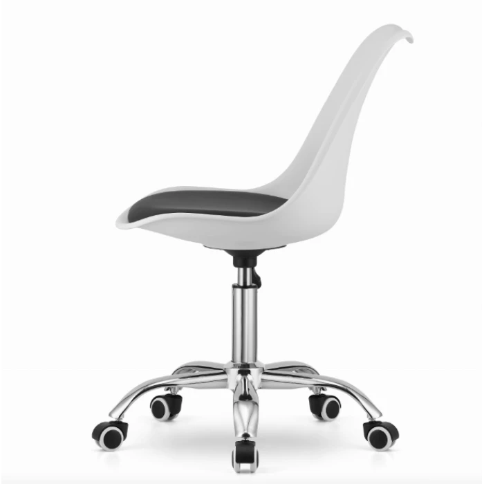 Офісне крісло Leobert Alba біло-чорний