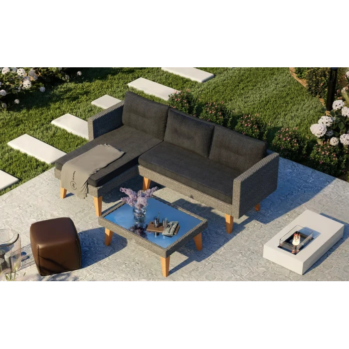 Комплект мебели для сада Di Volio Imola графит