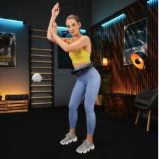 Хулахуп Trex Sport TX-010CHH массажный с утяжелителем черный