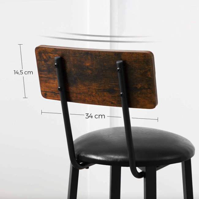 Барный стул Leobert Crash 2 штуки в стиле Loft