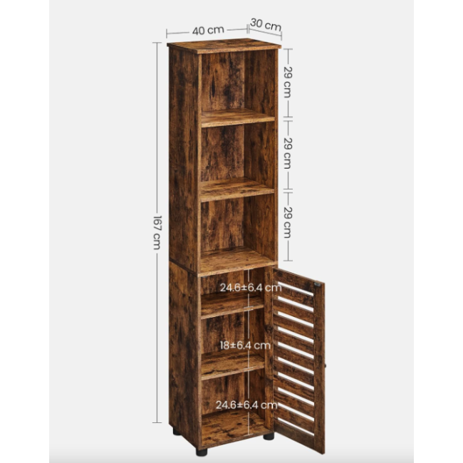 Пенал-шкаф Leobert Vanessa для напольной ванны в стиле Loft