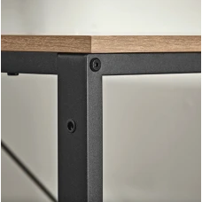 Компьютерный стол Leobert Devoko с боковыми полками в стиле Loft натуральный