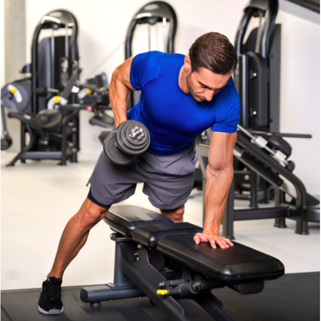 Набор гантели в кейсе Gymtek чугунные 2х10кг.