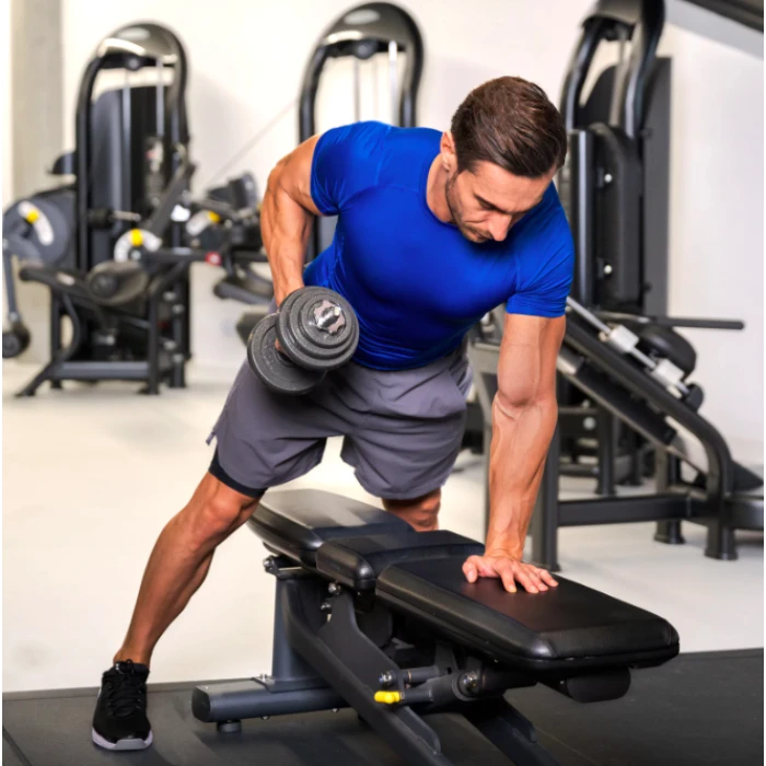 Набор гантели в кейсе Gymtek чугунные 2х10кг.