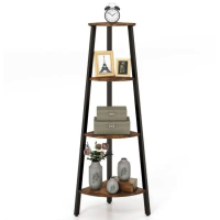 Етажерка Costway Leo кутова в стилі Loft