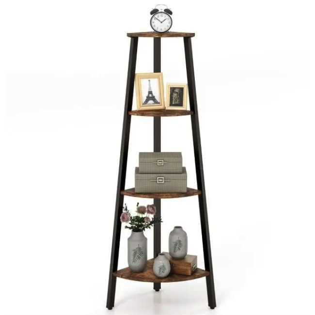 Этажерка Costway Leo угловая в стиле Loft