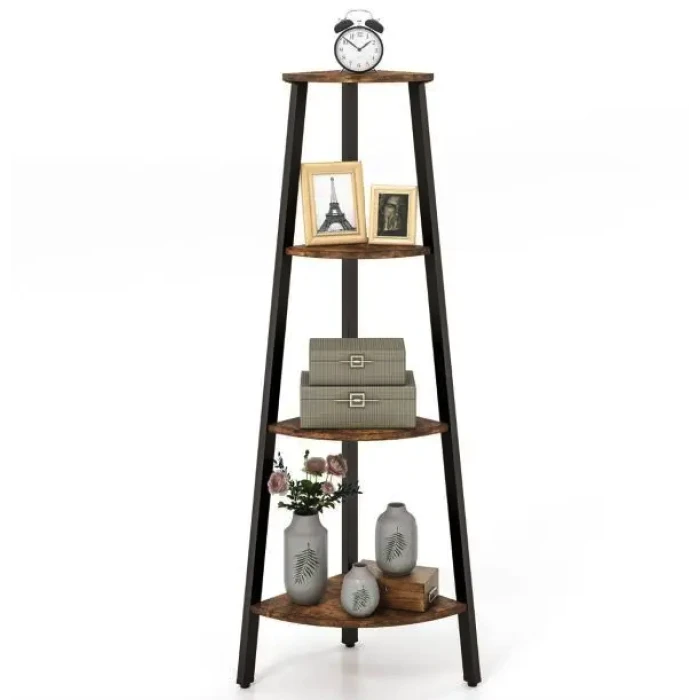 Этажерка Costway Leo угловая в стиле Loft