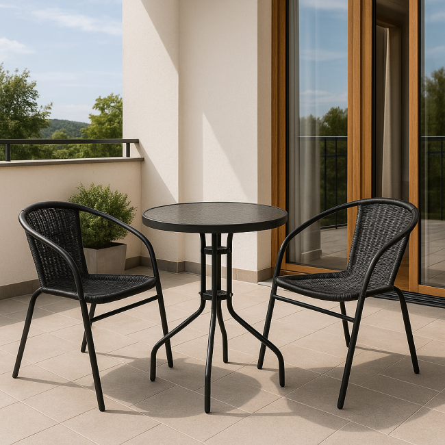 Садові меблі Chomik Bistro New стіл та 2 стільці