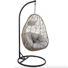 Підвісне крісло-кокон Di Volio Bacoli одномісне сірий