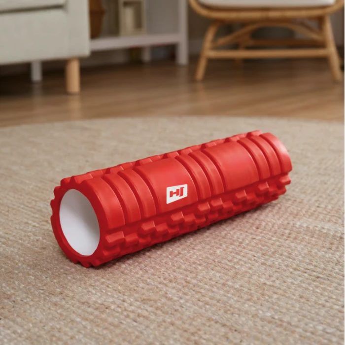 Роллер масажер (валик, ролик) Hop-Sport EVA 45см червоний