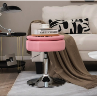 Кресло трансформер Costway Meri с местом хранения розовый