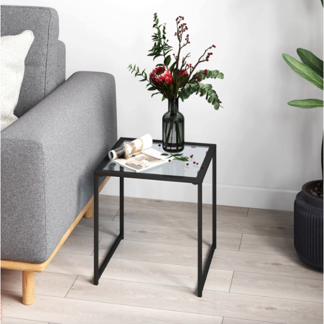 Садовий стіл Costway Trotten з металевим каркасом