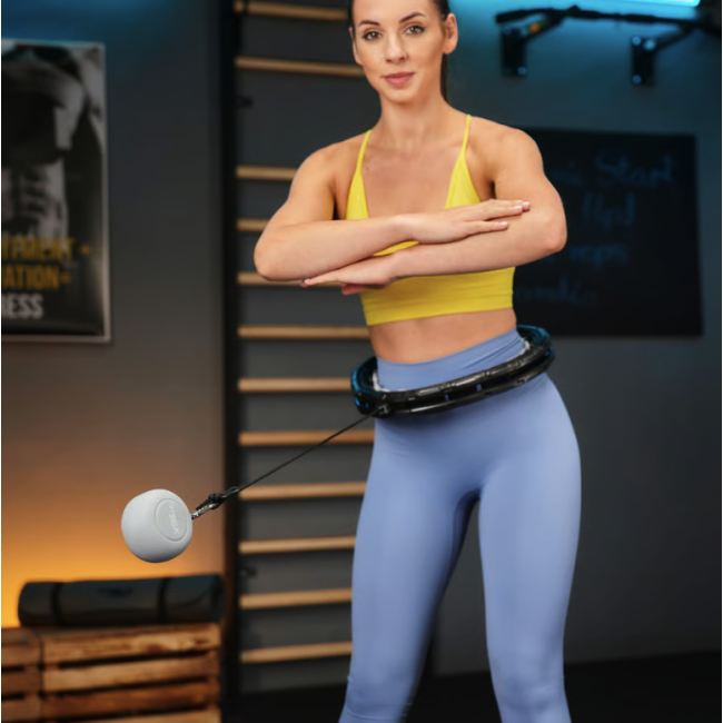 Хулахуп Trex Sport TX-010CHH масажний з обважнювачем чорний