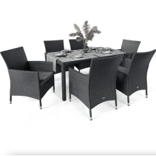 Садові меблі Di Volio VERONA 6+1 сірий/сірий