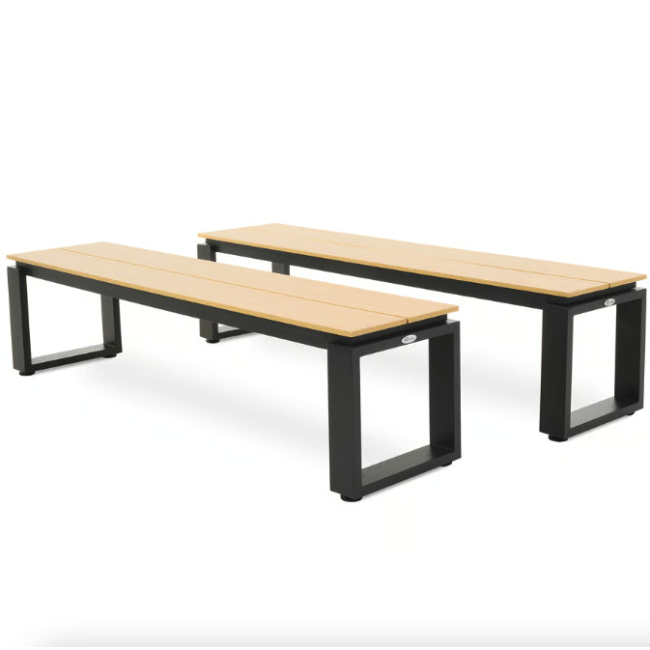 Садовая скамейка (на кладбище) Di Volio Pisa 160см 2 штуки бежевый