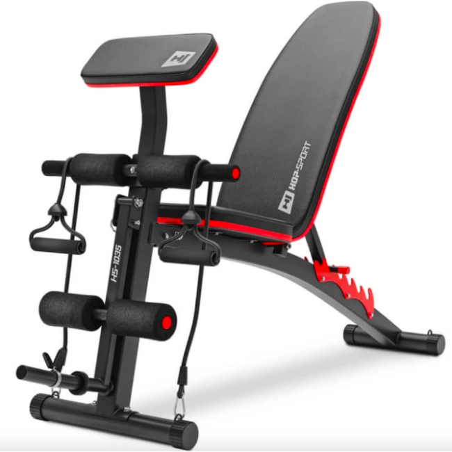 Набір Elitum Titan гантелі 2х21кг з лавою HS-1035