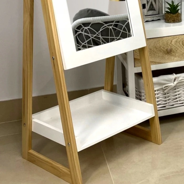 Зеркало в полный рост Chomik OLAF с полочкой